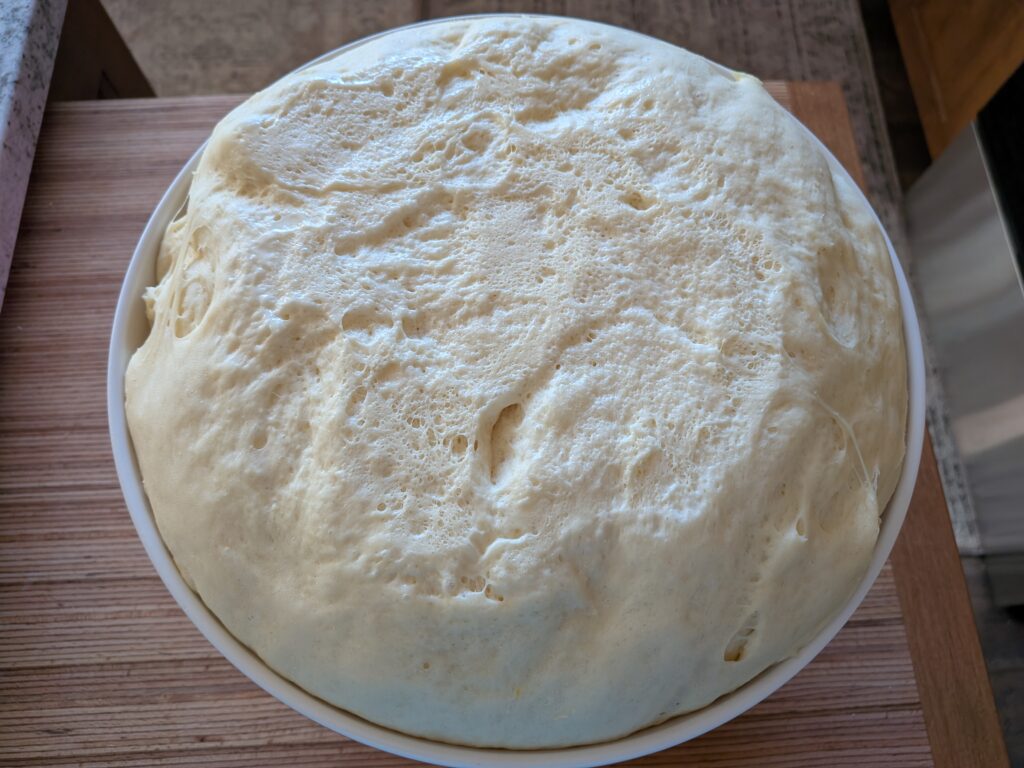 after dough has risen