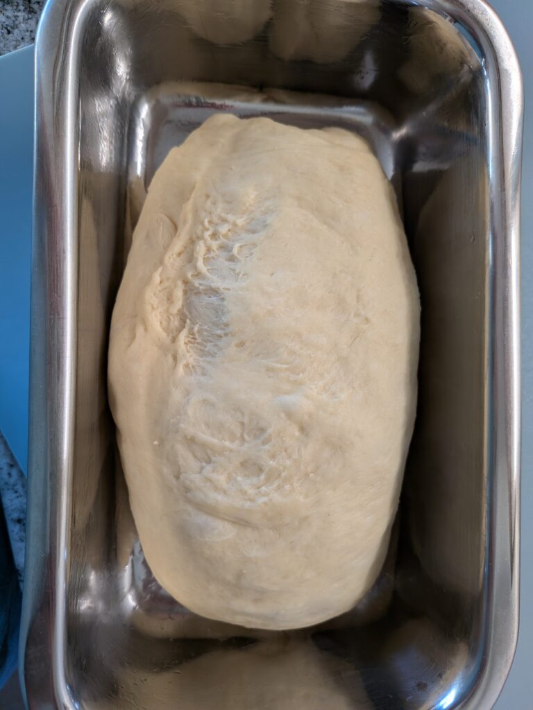 bread loaf in pan