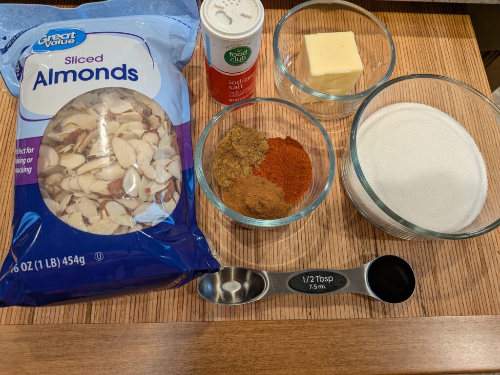 candied almond ingredients