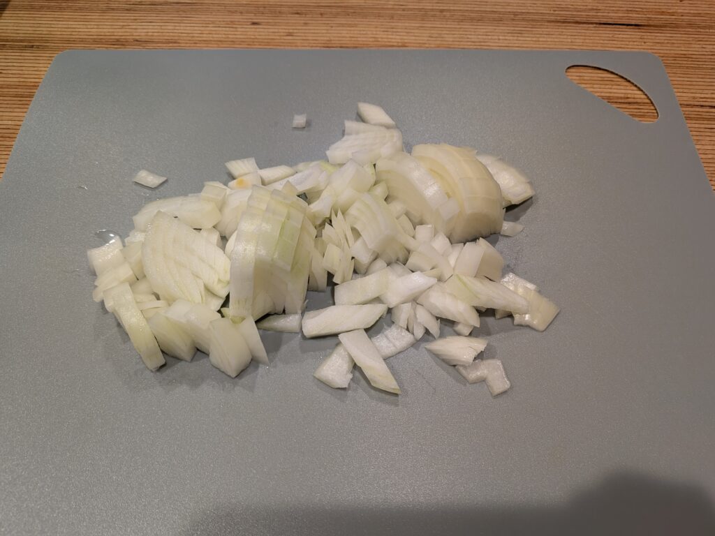 White Chicken Chili diced onion