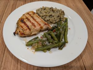 Home grilled chicken with sides final 2
