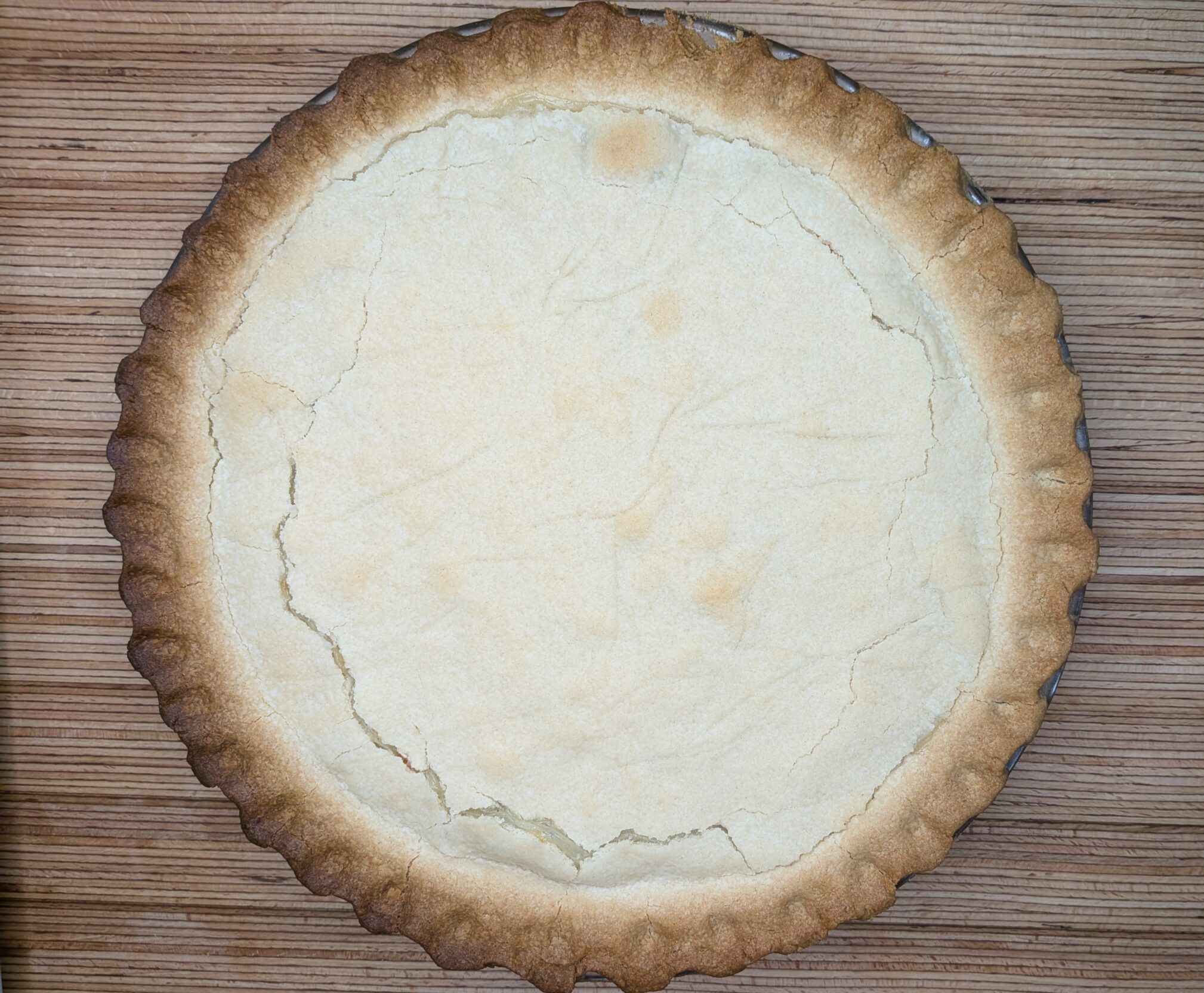 Easy homemade chicken pot pie fresh out of the oven