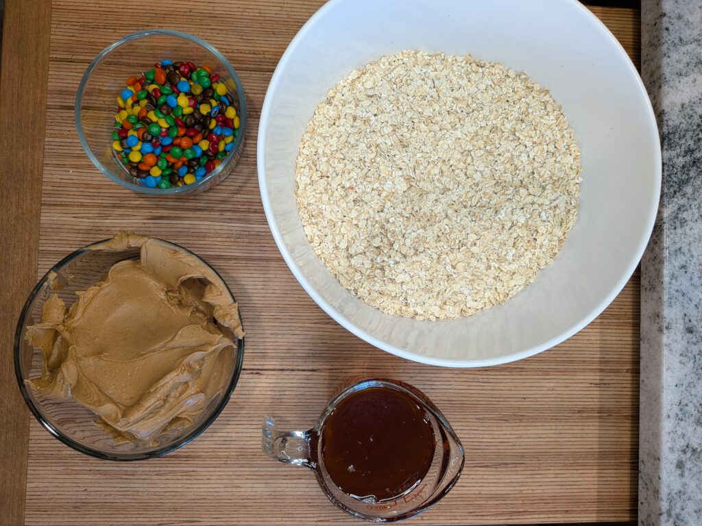 Peanut Butter M&M Balls Ingredients