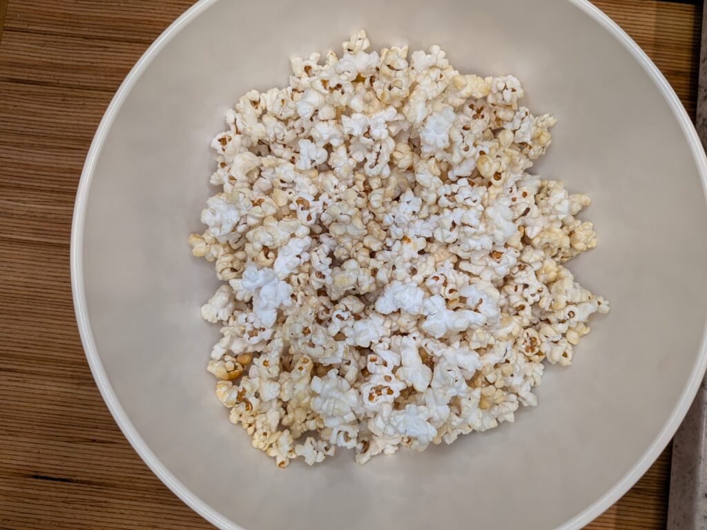 Freshly Popped Homemade Kettle Corn