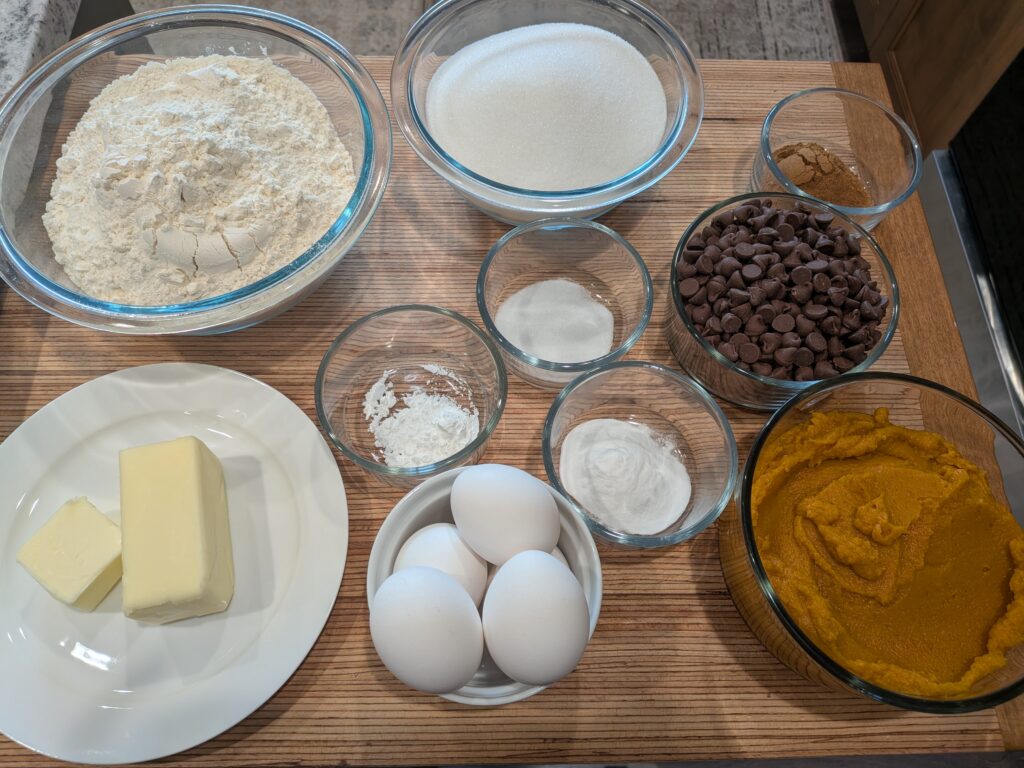 Pumpkin Chocolate Chip Muffins 