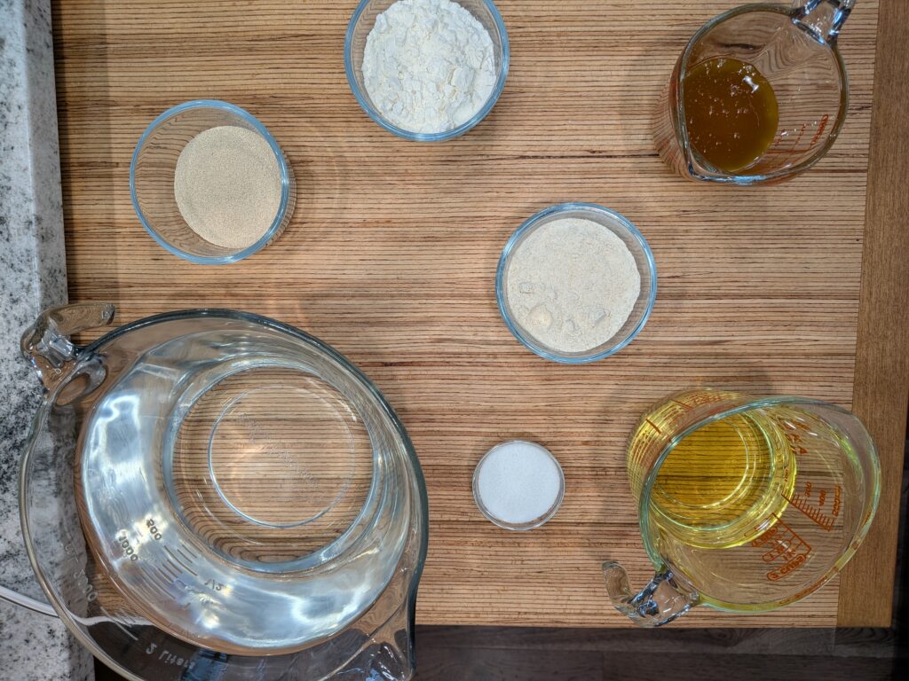Soft Honey Wheat Bread Ingredients