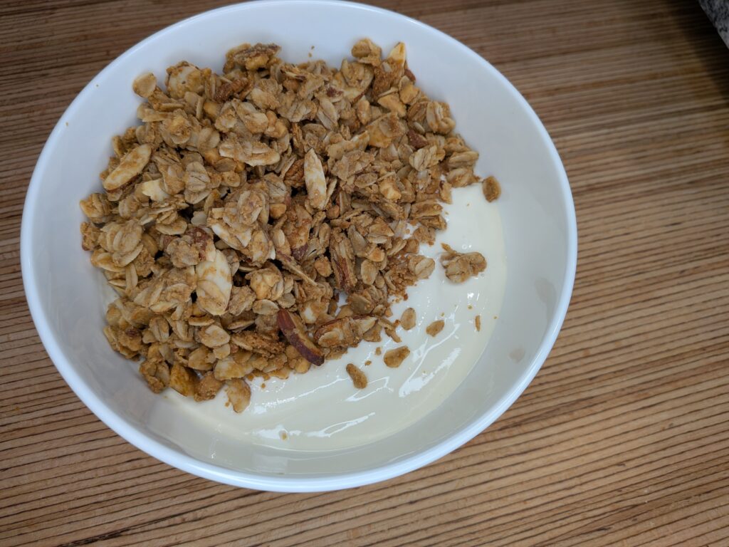 Homemade Peanut Butter Almond Granola 