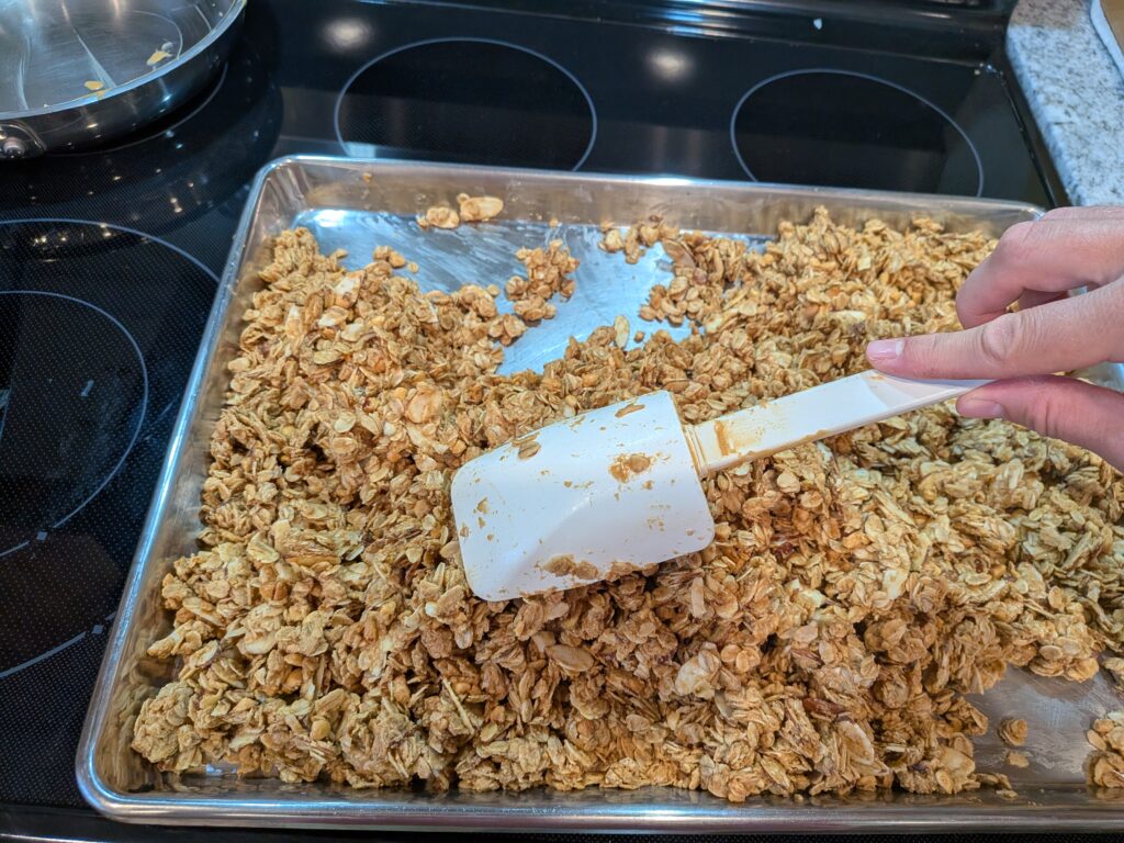 Homemade Peanut Butter Almond Granola