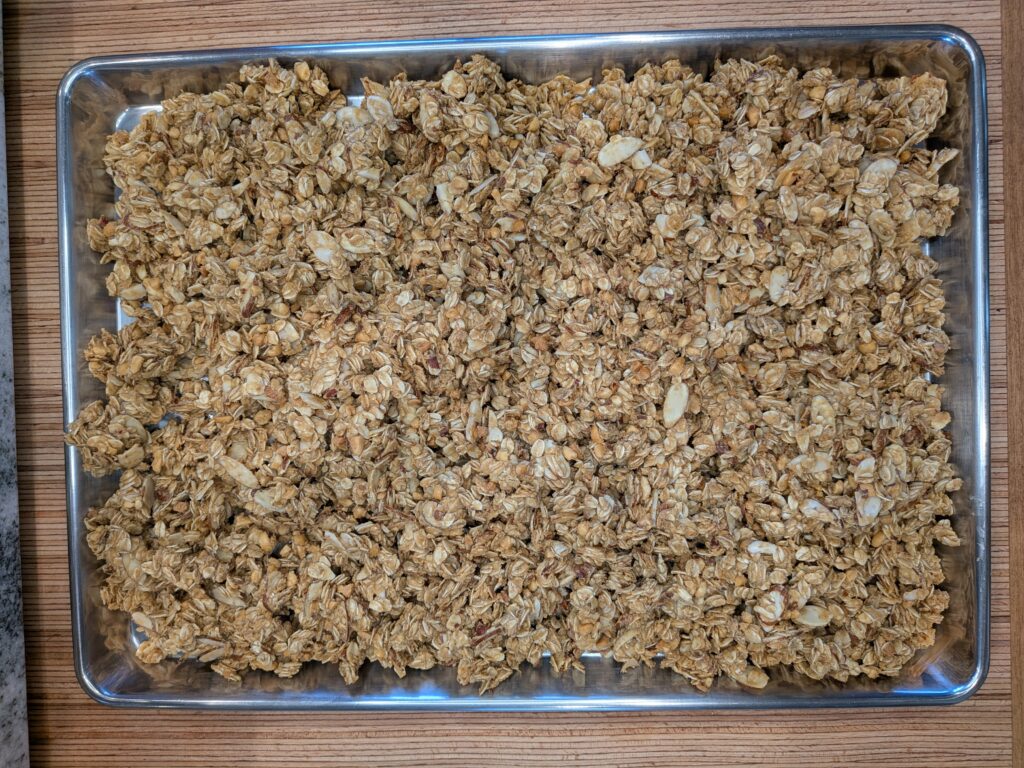 Homemade Peanut Butter Almond Granola