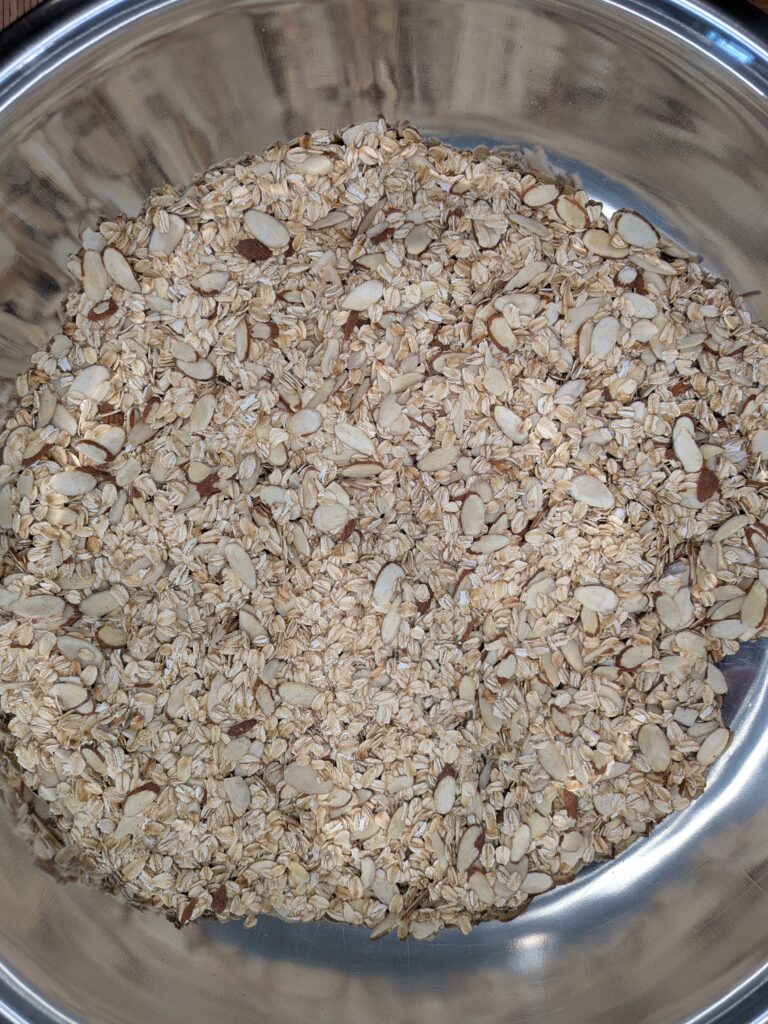 Homemade Peanut Butter Almond Granola 