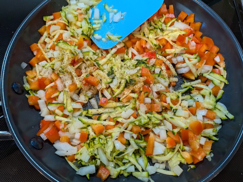 Loaded Veggie Omelet