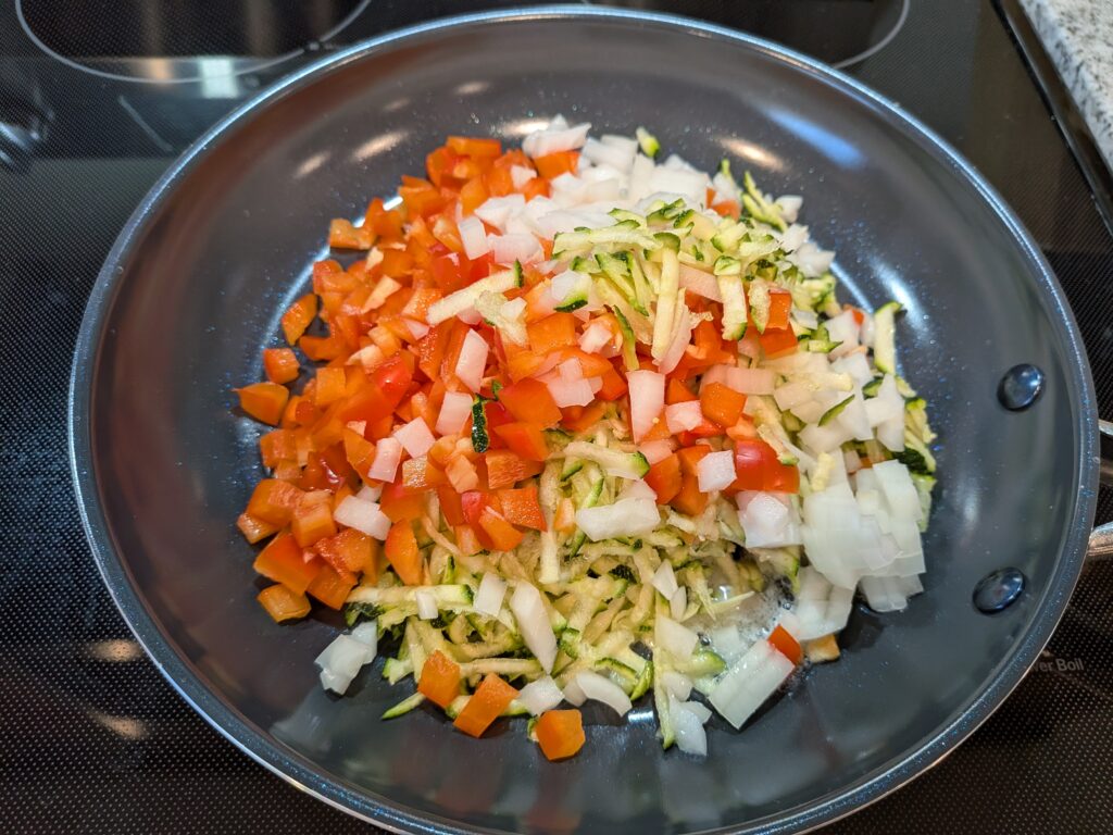 Loaded Veggie Omelet