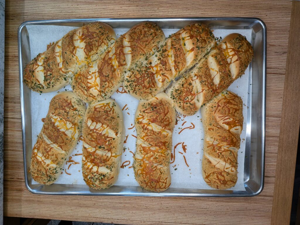 Copycat Subway Italian Herb and Cheese Bread