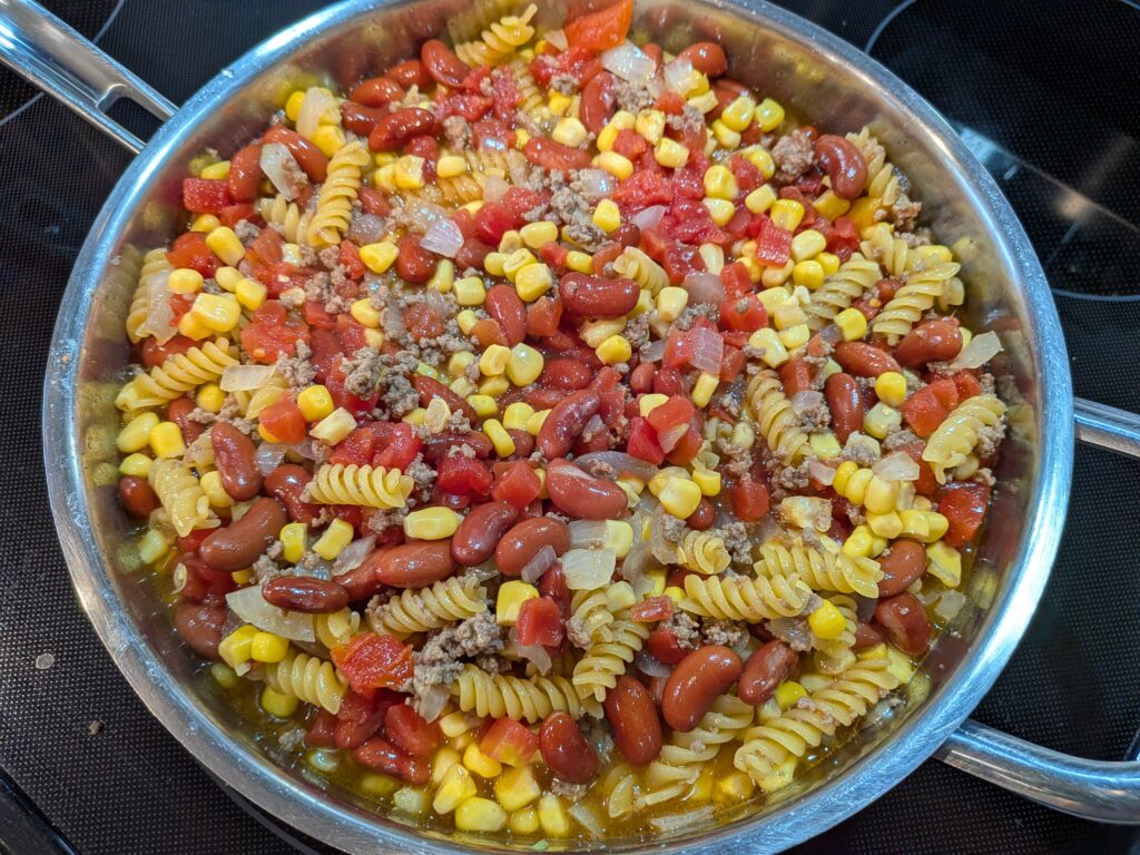 One Pan Taco Pasta